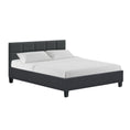 Load image into Gallery viewer, Artiss Bed Frame Queen Size Charcoal TINO