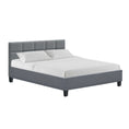 Load image into Gallery viewer, Artiss Bed Frame Queen Size Grey TINO