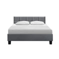 Load image into Gallery viewer, Artiss Bed Frame Queen Size Grey TINO