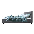 Load image into Gallery viewer, Artiss Bed Frame Queen Size Grey TINO