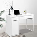 Load image into Gallery viewer, Artiss Metal Desk With Storage Cabinets - White