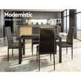 Load image into Gallery viewer, Artiss Astra 5-Piece Dining Table and Chairs Sets - Black