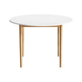 Load image into Gallery viewer, Artiss Dining Table Round White 108CM Diameter Demi