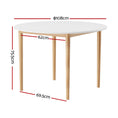 Load image into Gallery viewer, Artiss Dining Table Round White 108CM Diameter Demi