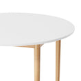 Load image into Gallery viewer, Artiss Dining Table Round White 108CM Diameter Demi