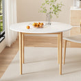 Load image into Gallery viewer, Artiss Dining Table Round White 108CM Diameter Demi