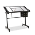Load image into Gallery viewer, Artiss Adjustable Drawing Desk - Black and Grey