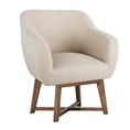 Load image into Gallery viewer, Armchair Upholstered Lounge Accent Chair Couch Seat Sofa Bedroom Seater Fabric Tub Beige