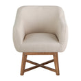 Load image into Gallery viewer, Armchair Upholstered Lounge Accent Chair Couch Seat Sofa Bedroom Seater Fabric Tub Beige