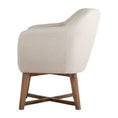 Load image into Gallery viewer, Armchair Upholstered Lounge Accent Chair Couch Seat Sofa Bedroom Seater Fabric Tub Beige