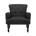 Load image into Gallery viewer, Artiss French Lorraine Chair Retro Wing - Black