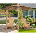 Load image into Gallery viewer, Gardeon Outdoor Chairs Furniture Beach Chair Lounge Wooden Adirondack Garden Patio
