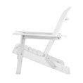 Load image into Gallery viewer, Gardeon 3 Piece Outdoor Adirondack Beach Chair and Table Set - White