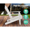 Load image into Gallery viewer, Gardeon Outdoor Sun Lounge Beach Chairs Table Setting Wooden Adirondack Patio Chair Lounges