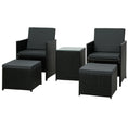 Load image into Gallery viewer, Gardeon Recliner Chairs Sun Lounge Wicker Lounger Outdoor Furniture Patio Sofa