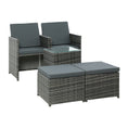 Load image into Gallery viewer, Gardeon Recliner Chairs Sun Lounge Wicker Lounger Outdoor Furniture Patio Sofa