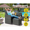 Load image into Gallery viewer, Gardeon Recliner Chairs Sun Lounge Wicker Lounger Outdoor Furniture Patio Sofa
