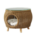 Load image into Gallery viewer, Gardeon Side Table Coffee Pet Bed Wicker Indoor Outdoor Furniture Patio Desk