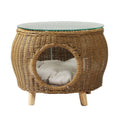 Load image into Gallery viewer, Gardeon Side Table Coffee Pet Bed Wicker Indoor Outdoor Furniture Patio Desk