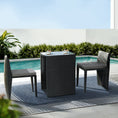 Load image into Gallery viewer, Gardeon 3-Piece Outdoor Dining Set Wicker Table Chairs Bistro Patio Furniture