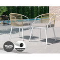 Load image into Gallery viewer, Gardeon 5pc Outdoor Dining Set Furniture Table and Chair Lounge Setting 4 Seater