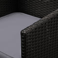 Load image into Gallery viewer, Gardeon 5 Piece Wicker Outdoor Dining Set - Black