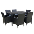 Load image into Gallery viewer, Gardeon Outdoor Furniture 7pcs Dining Set