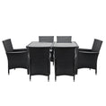 Load image into Gallery viewer, Gardeon Outdoor Furniture 7pcs Dining Set