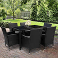 Load image into Gallery viewer, Gardeon Outdoor Furniture 7pcs Dining Set