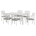 Load image into Gallery viewer, Gardeon 7 Piece Outdoor Dining Set Aluminum Table Chairs 6-seater Lounge Setting