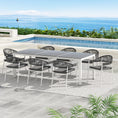 Load image into Gallery viewer, Gardeon 9PCS Outdoor Dining Set Table Chairs Patio Rope Lounge Setting 8-seater