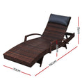 Load image into Gallery viewer, Gardeon Outdoor Sun Lounge Furniture Day Bed Wicker Pillow Sofa Set