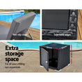 Load image into Gallery viewer, Gardeon Outdoor Sun Lounge Wicker Lounger Setting Day Bed Chair Pool Furniture Rattan Sofa Cushion Garden Patio Grey Black