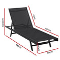 Load image into Gallery viewer, Gardeon Sun Lounger Outdoor Lounge Setting Chair Adjustable Patio Furniture Pool