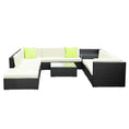 Load image into Gallery viewer, Gardeon 11PC Sofa Set with Storage Cover Outdoor Furniture Wicker