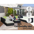 Load image into Gallery viewer, Gardeon 12PC Outdoor Furniture Sofa Set Wicker Garden Patio Lounge