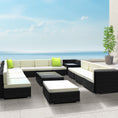 Load image into Gallery viewer, Gardeon 13PC Outdoor Furniture Sofa Set Wicker Garden Patio Lounge