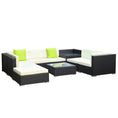 Load image into Gallery viewer, Gardeon 9PC Sofa Set with Storage Cover Outdoor Furniture Wicker
