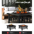 Load image into Gallery viewer, Fire Pit BBQ Heater Charcoal Wood Portable Grill Cooking Camping Outdoor