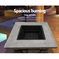Load image into Gallery viewer, Stone Base Fire Pit BBQ Heater Charcoal Wood Portable Grill Cooking Outdoor