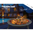 Load image into Gallery viewer, 30" Fire Pit BBQ Portable Foldable Charcoal Grill Smoker Outdoor Camping Garden