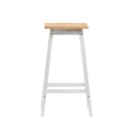 Load image into Gallery viewer, Artiss 2 x Wooden Bar Stools Bar Stool Dining Chairs Kitchen Barstools Oak