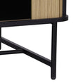 Load image into Gallery viewer, Artiss Coffee Table Sliding Drawer Door Black Boris
