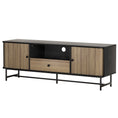 Load image into Gallery viewer, Artiss Entertainment Unit TV Cabinet 150CM Black Boris