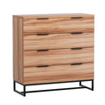 Load image into Gallery viewer, Artiss 4 Chest of Drawers Cabinet Dresser Table Tallboy Storage Bedroom Rust Oak