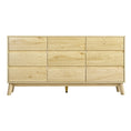 Load image into Gallery viewer, Artiss 9 Chest of Drawers Cabinet Dresser Table Tallboy Storage Bedroom Oak