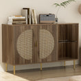 Load image into Gallery viewer, Artiss Rattan Buffet Sideboard Storage Display Shelves Cupboard Cabinet Kitchen
