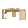 Load image into Gallery viewer, Artiss Corner Computer Desk Office Study Desks Table Drawers L-Shape Workstation