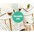 Load image into Gallery viewer, Artiss Coffee Table Round Side End Tables Bedside Furniture Wooden Scandinavian