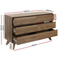 Load image into Gallery viewer, Artiss 6 Chest of Drawers Dresser Tallboy Lowboy Storage Cabinet Bedroom Table